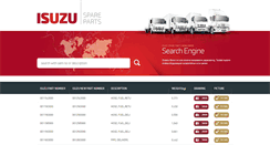 Desktop Screenshot of isuzuspareparts.com